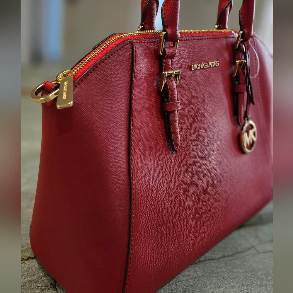 Michael Kors Red Handbag NWT - Picture 10 of 15